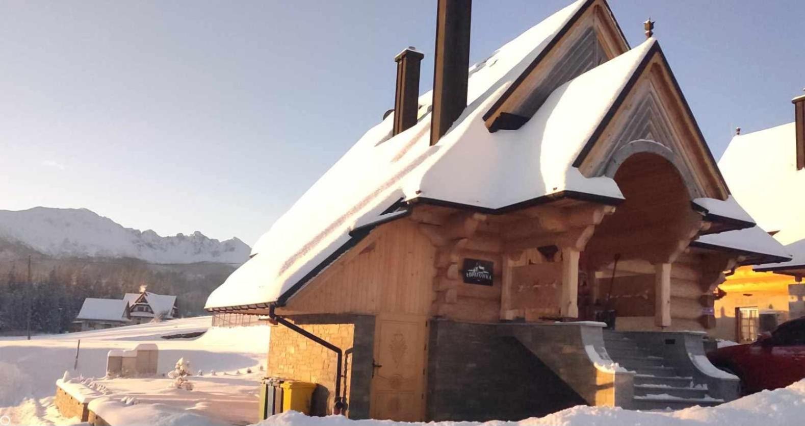 Goralski Domek Lopatowka Z Kominkiem I Bania - Jacuzzi! Murzasichle Exterior foto